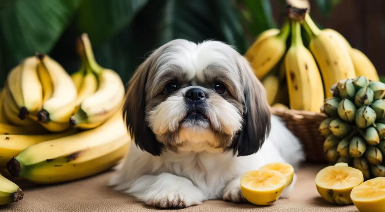 Shih tzu pode comer banana