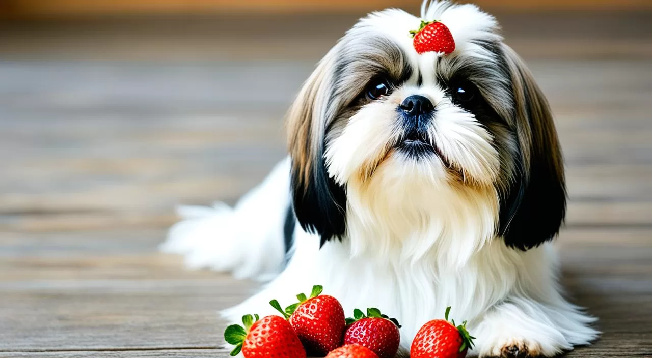 Shih tzu pode comer morango
