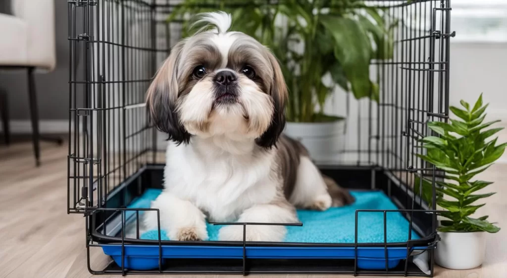 caixa de treinamento para shih tzu adulto