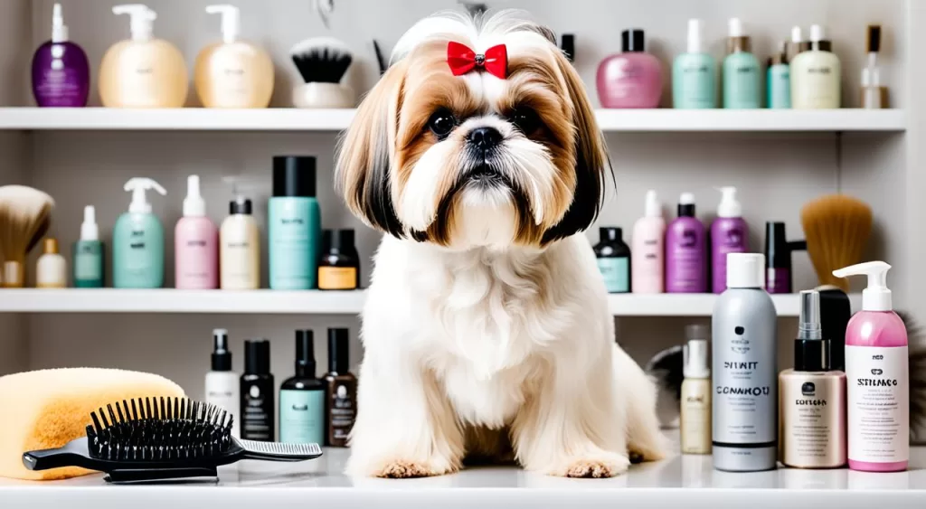 Cuidados com o Pelo Dourado do Shih Tzu