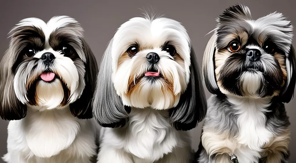 Tendências em Coloração Cinza para Shih Tzu