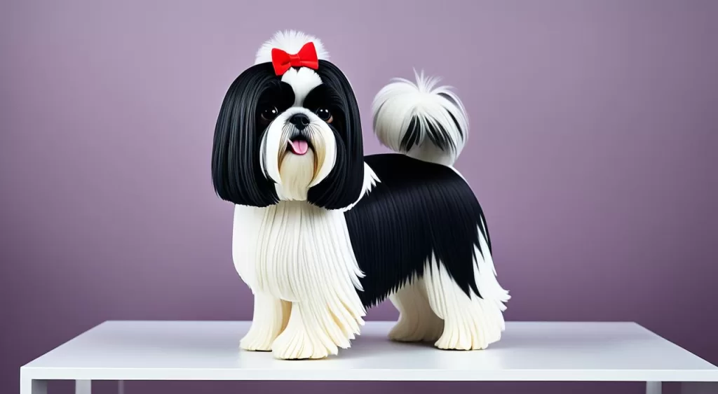 Tendências em Coloração Preta para Shih Tzu