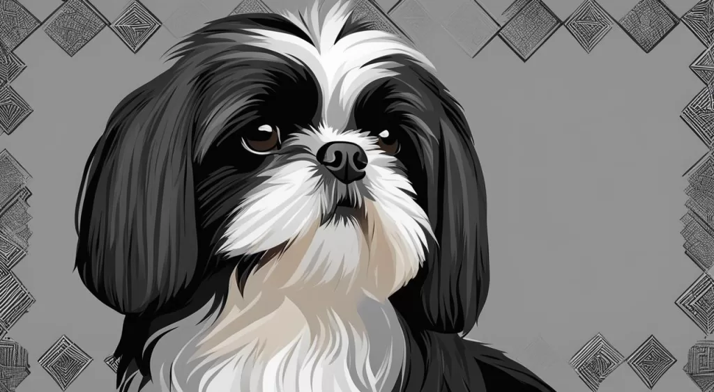 Tendências em Coloração para Shih Tzu Branco e Preto