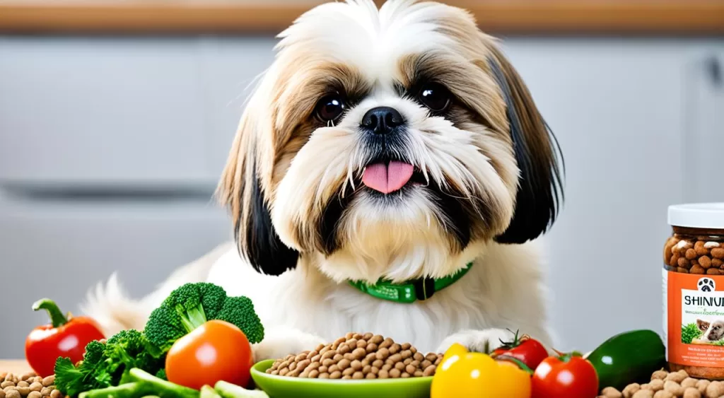 Alimentação comercial para Shih Tzu