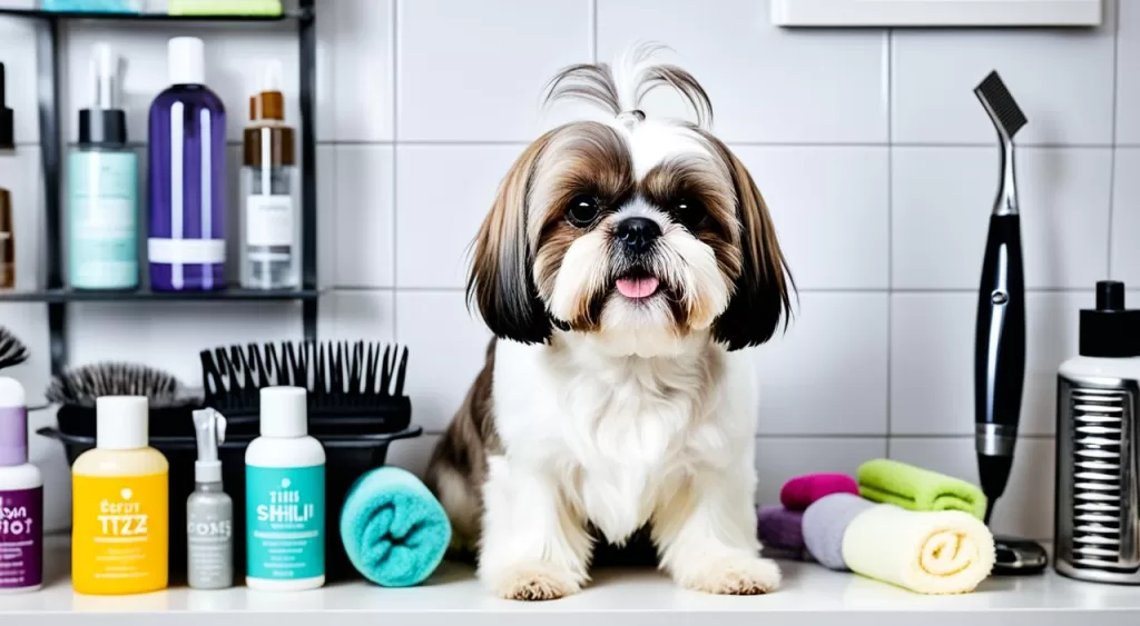 Benefícios do banho e tosa para Shih Tzu Benefícios do banho e tosa para Shih Tzu
