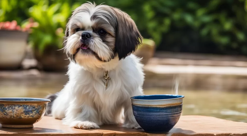 Hidratação em Shih Tzu