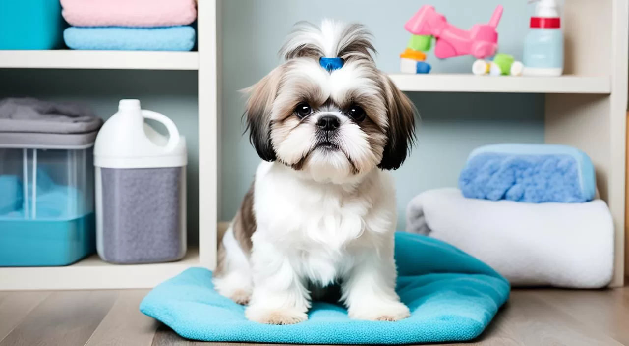 Limpeza do Ambiente do Shih Tzu