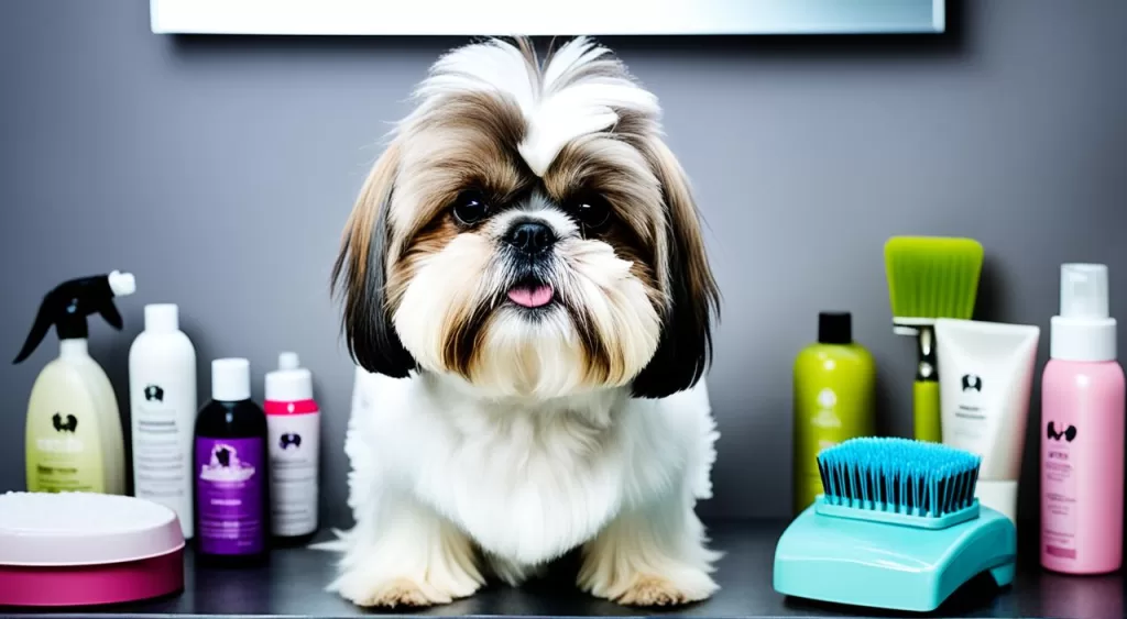 Manter o Shih Tzu com o pelo bonito Manter o Shih Tzu com o pelo bonito