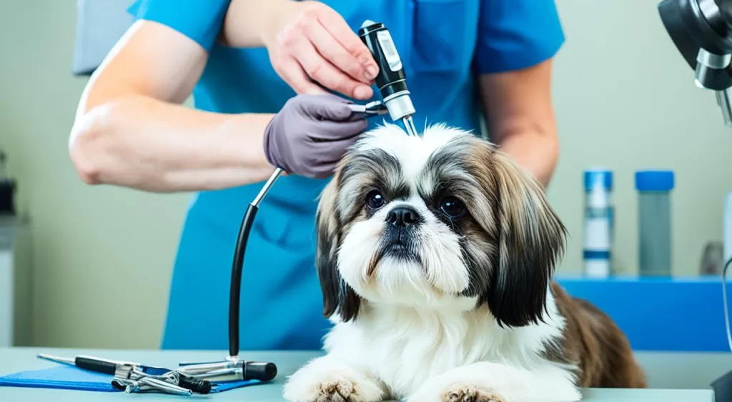 Prevenção de otite canina em Shih Tzus