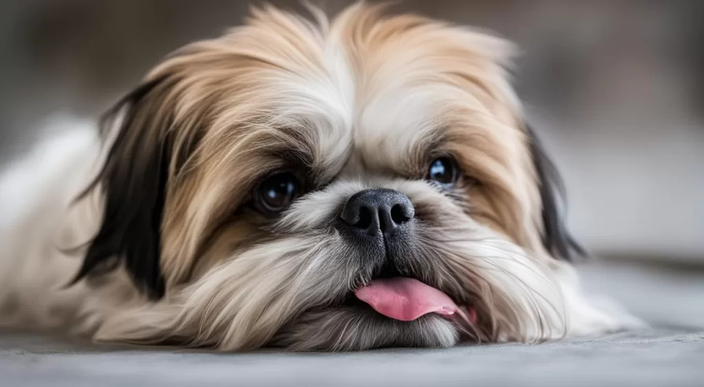 Sintomas de problemas respiratórios em Shih Tzu