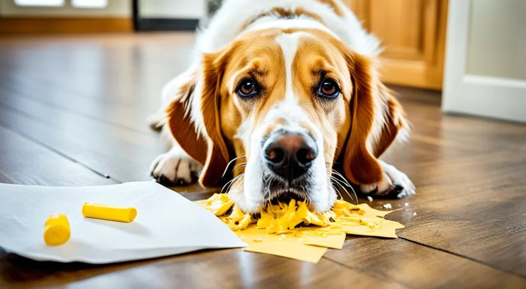 o que fazer quando o cachorro está vomitando amarelo