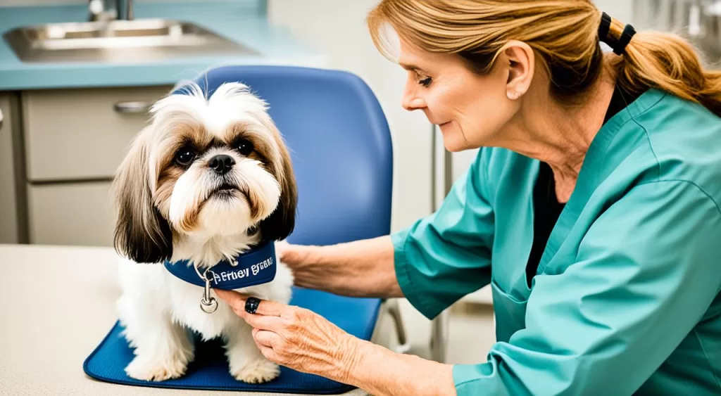 suporte médico veterinário para o Shih Tzu idoso