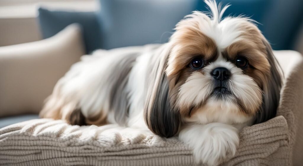 Shih Tzu em apartamento e casa pequena