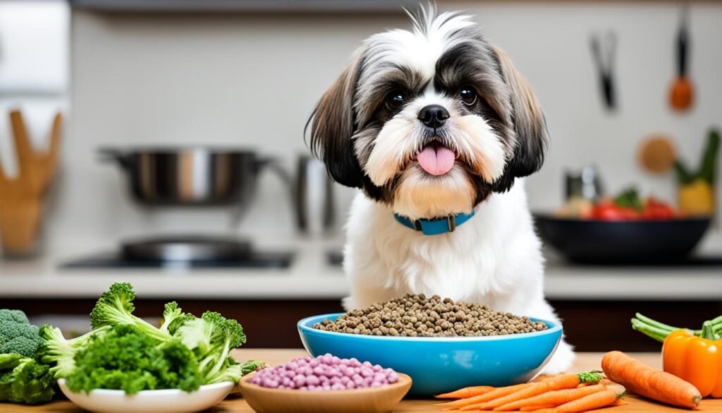 shih tzu alimentação
