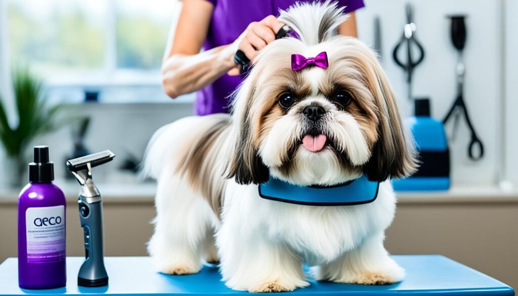 Shih Tzu em tosa