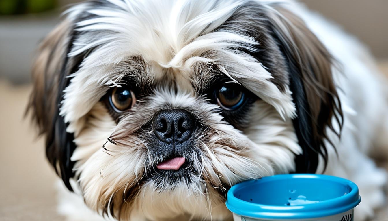 Shih Tzu vomitando amarelo: causas e cuidados