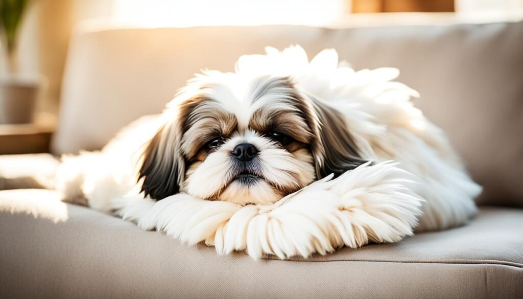 Shih Tzu dormindo