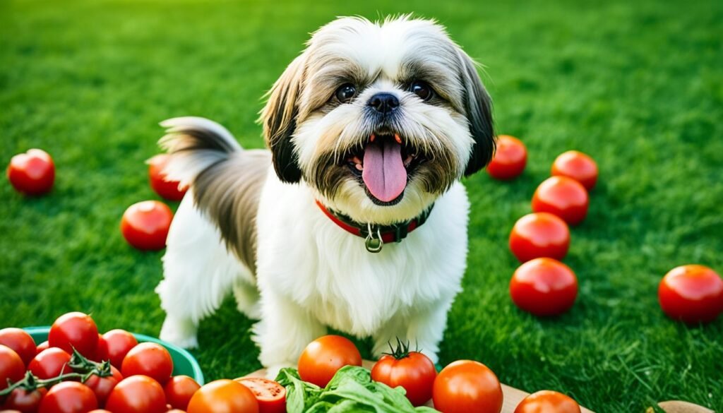 benefícios do tomate para cães