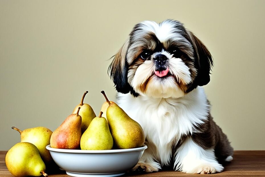 shih tzu pode comer pera