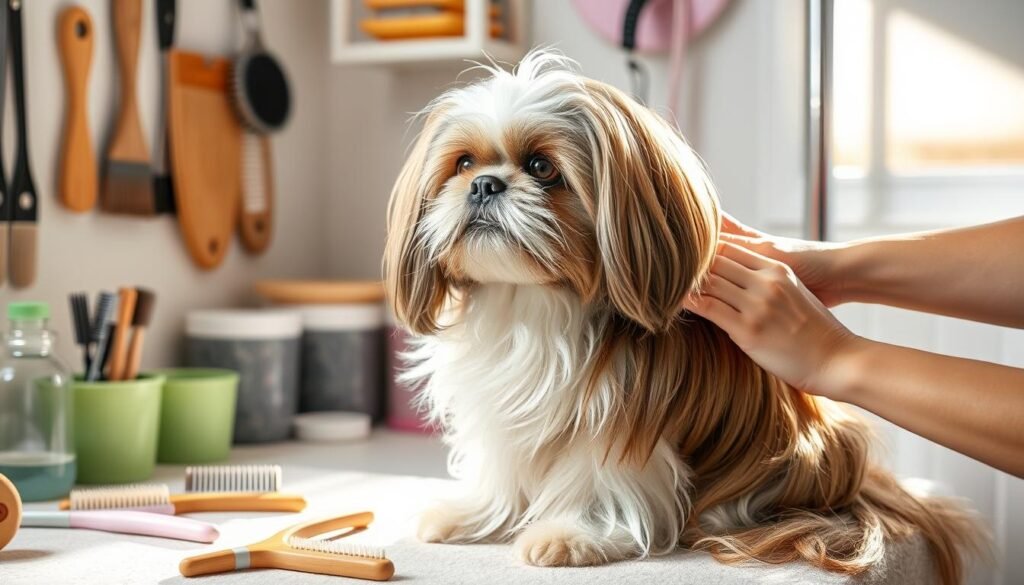 Cuidados com a pelagem do Shih Tzu