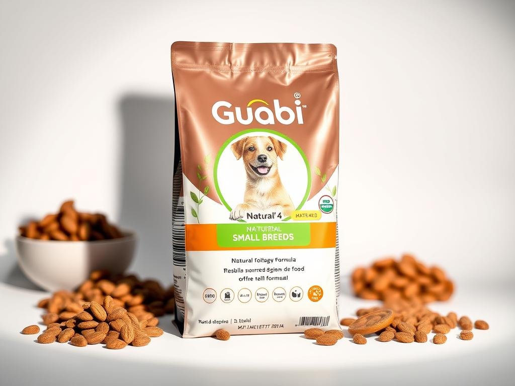 Embalagem da ração Guabi Natural para cães de raças pequenas Embalagem da ração Guabi Natural para cães de raças pequenas
