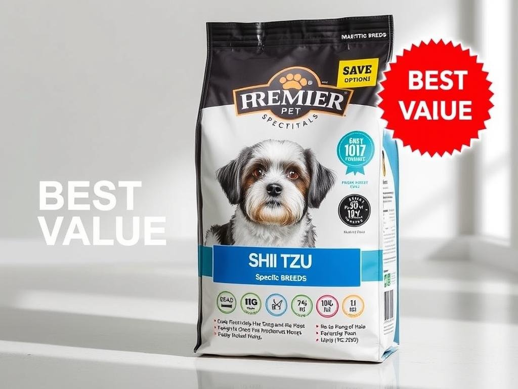 Embalagem da ração Premier Raças Específicas Shih Tzu Embalagem da ração Premier Raças Específicas Shih Tzu