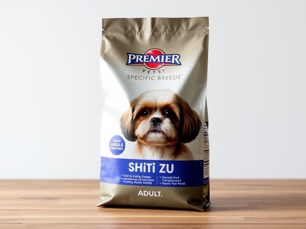 Embalagem da ração Premier Raças Específicas para Shih Tzu adulto Embalagem da ração Premier Raças Específicas para Shih Tzu adulto