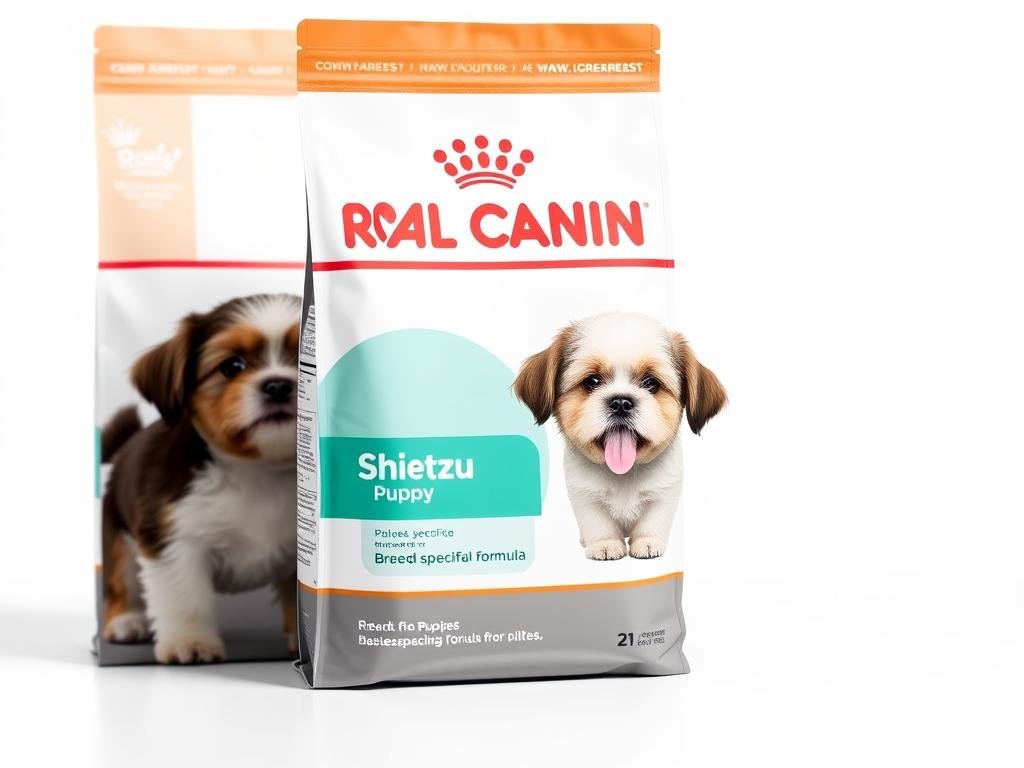 Embalagem da ração Royal Canin Shih Tzu para filhotes Embalagem da ração Royal Canin Shih Tzu para filhotes