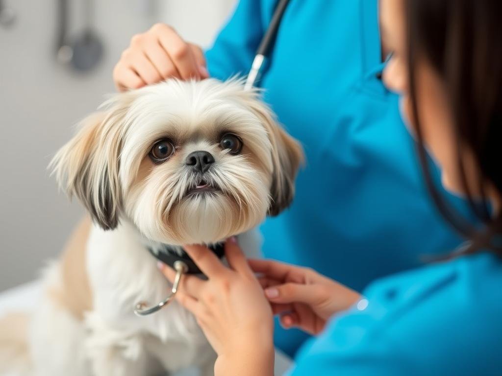 Shih Tzu com problemas de saúde que podem ser minimizados com a ração adequada Shih Tzu com problemas de saúde que podem ser minimizados com a ração adequada